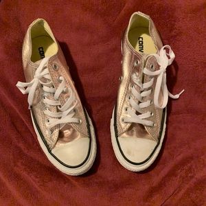 Rose gold converse